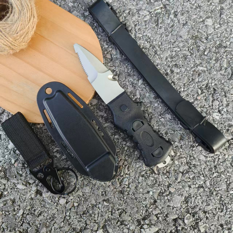 Dive Knife Titanium - Wasserrettungsmesser für den Außenbereich, Tauchwerkzeug aus