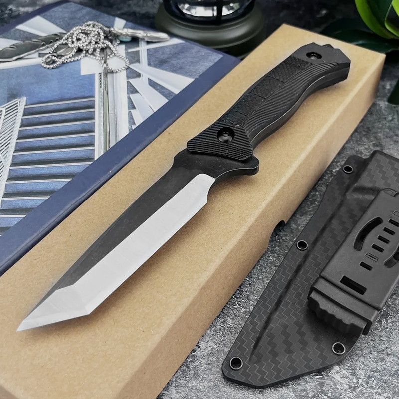 Dive Knife Titanium - Tragbares Messer mit hoher Härte, gebogenes